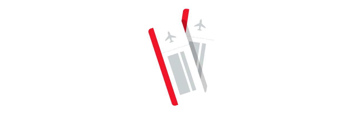 Airplane ticket image