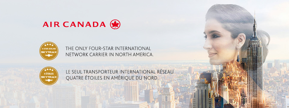 The only four-star international network carrier in North America | Le suel transporteur internation r&eacute;seau quatre &eacute;toiles en am&eacute;rique du nord