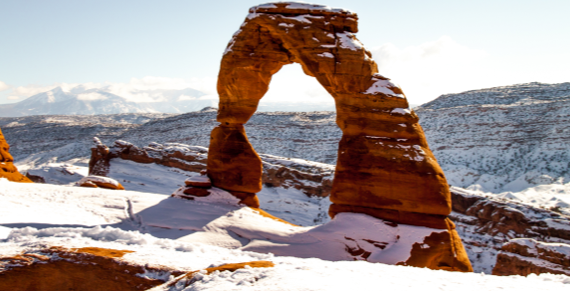 Winter in southeastern Utah