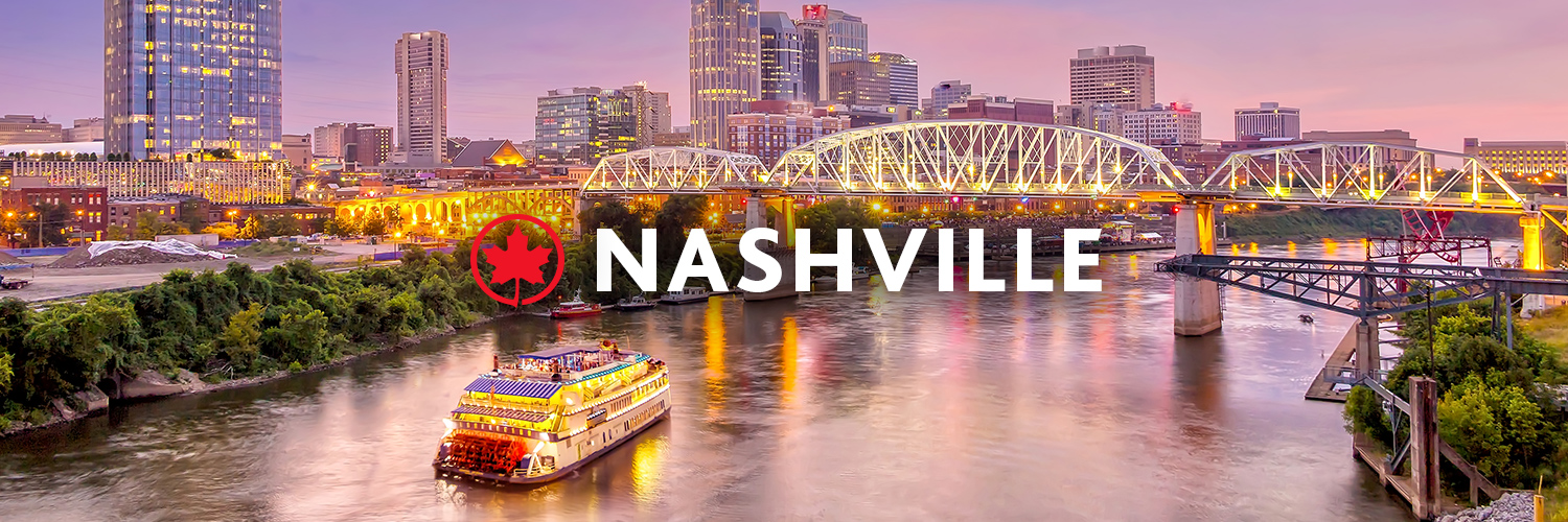 Book flights from Montreal (YUL) to Nashville (BNA) Air Canada