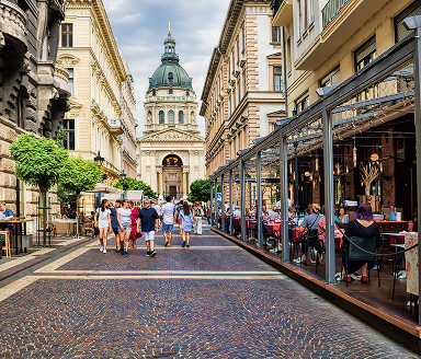 Budapest aerial view