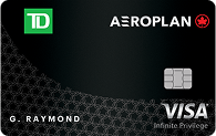 TD<sup>®</sup> Aeroplan<sup>®</sup> Visa Infinite Privilege<sup>*</sup> Card