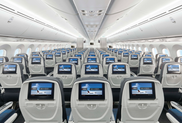 image of seats on an airplane