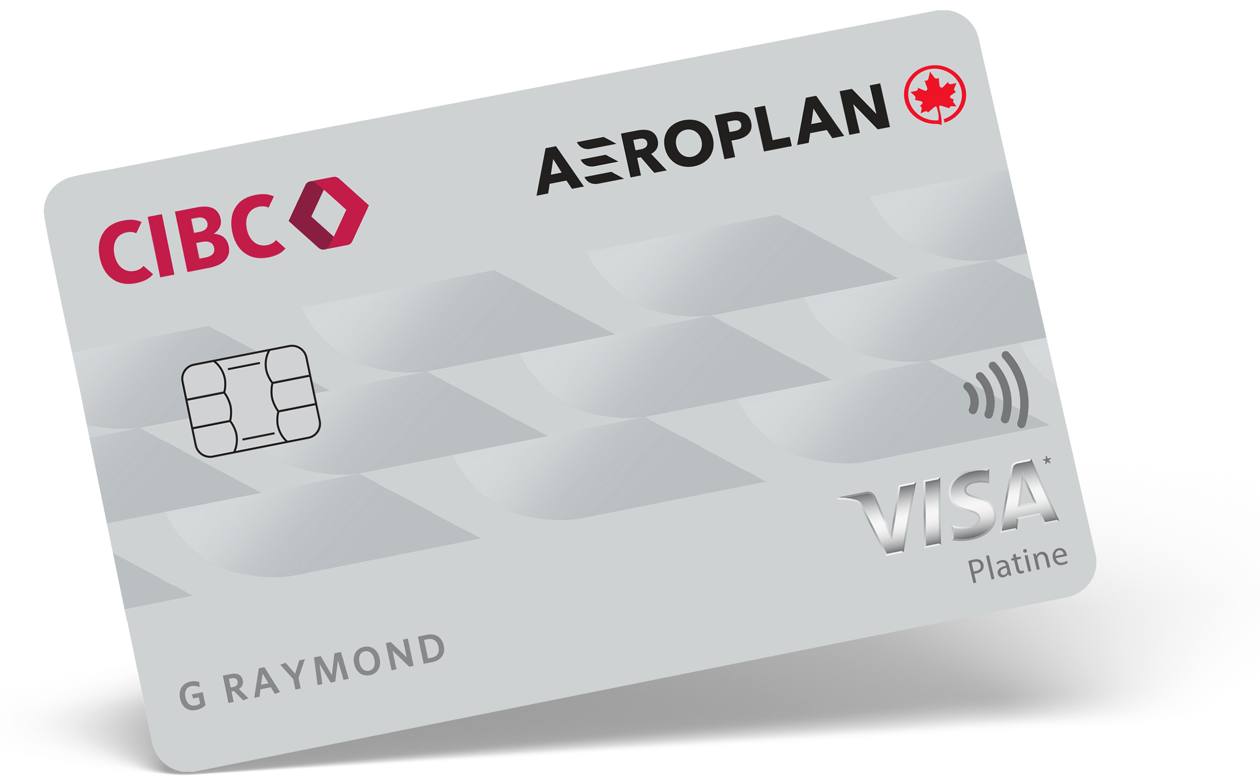Carte CIBC Visa* Aéroplan<sup>MD</sup> angled