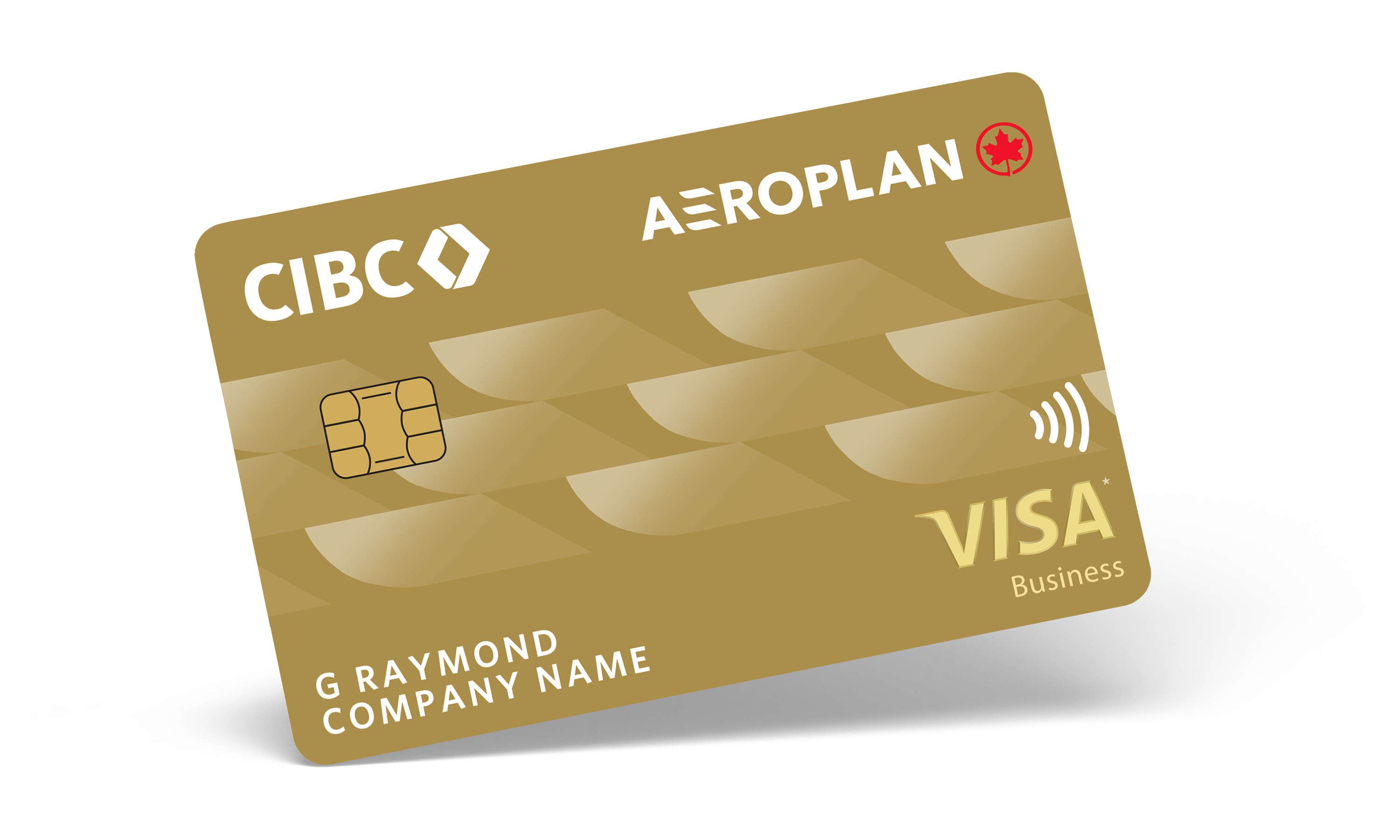 CIBC Aeroplan<sup>®</sup> Visa* Business Card angled