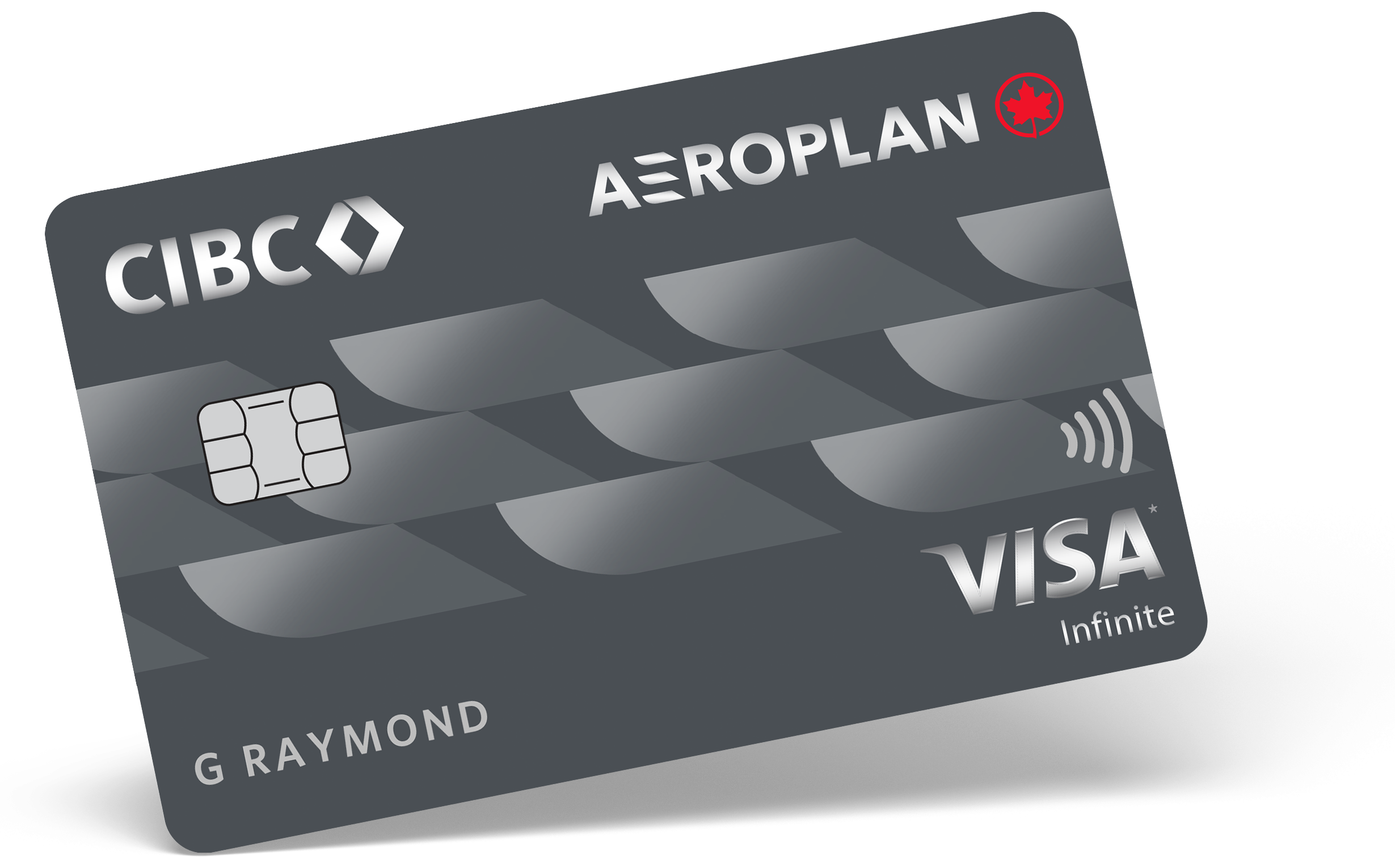 CIBC Aeroplan<sup>®</sup> Visa Infinite* Card angled