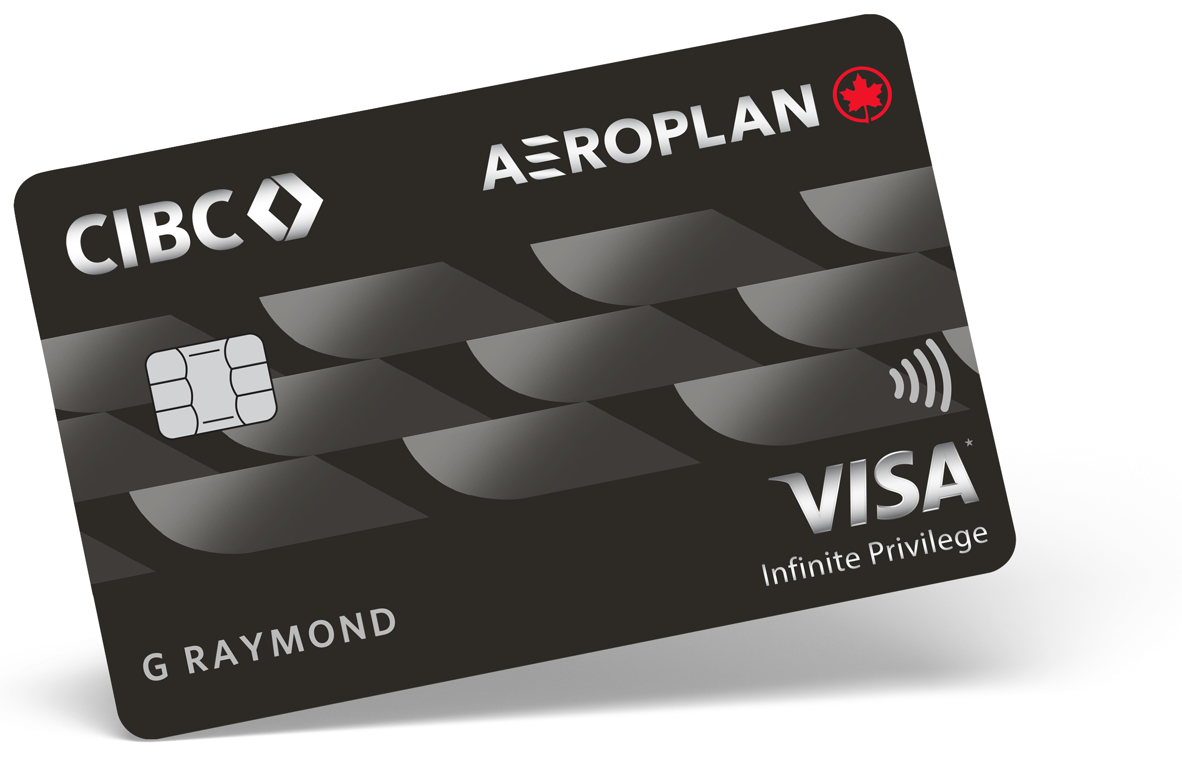 Carte CIBC Visa Infinite Privilege* Aéroplan<sup>MD</sup> angled