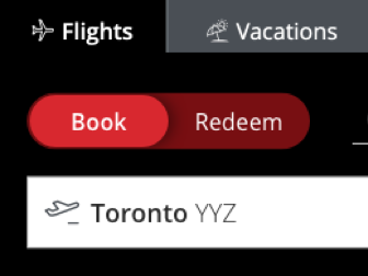 Redeem for flight rewards