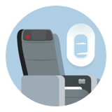 seat white border icon