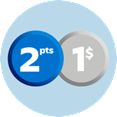 Earn World of Hyatt Points icon