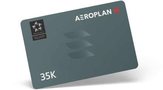 Blurred 35k Aeroplan member card image
