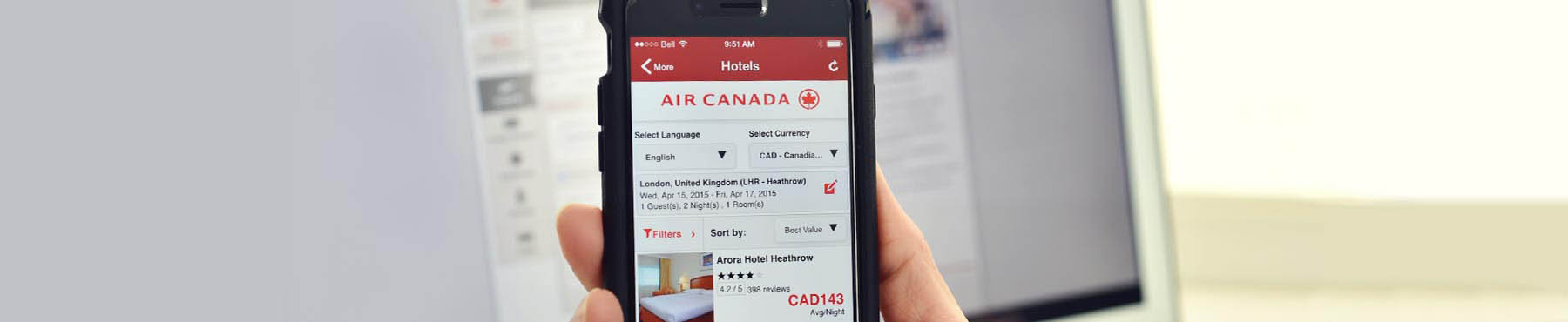 Air Canada mobile+