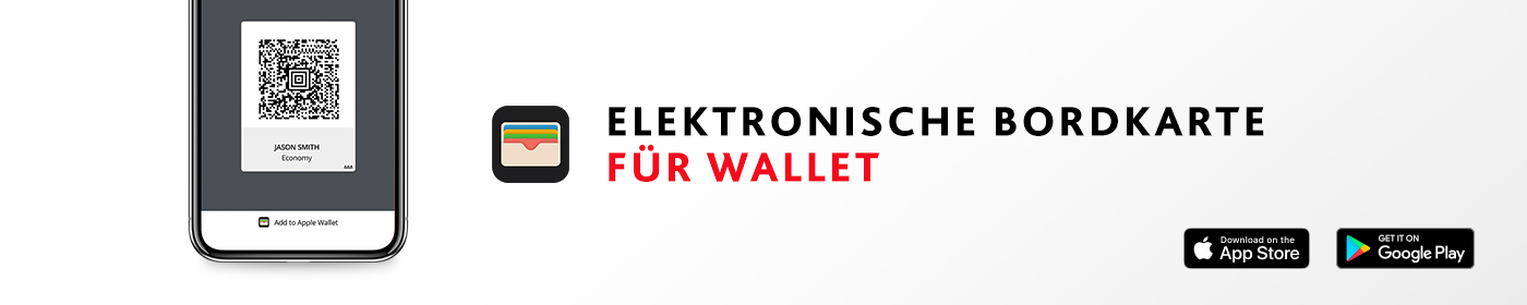 Elektronische Bordkarte für Wallet