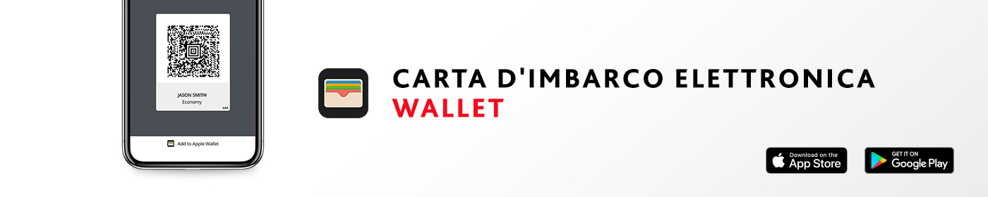 Carta d'imbarco elettronica Wallet