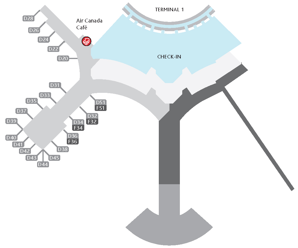 Mappa dell'aeroporto