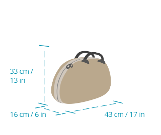 air canada stroller size