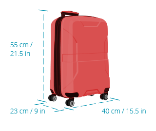 air canada stroller size