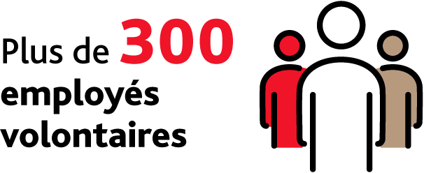 300 volunteers infographic