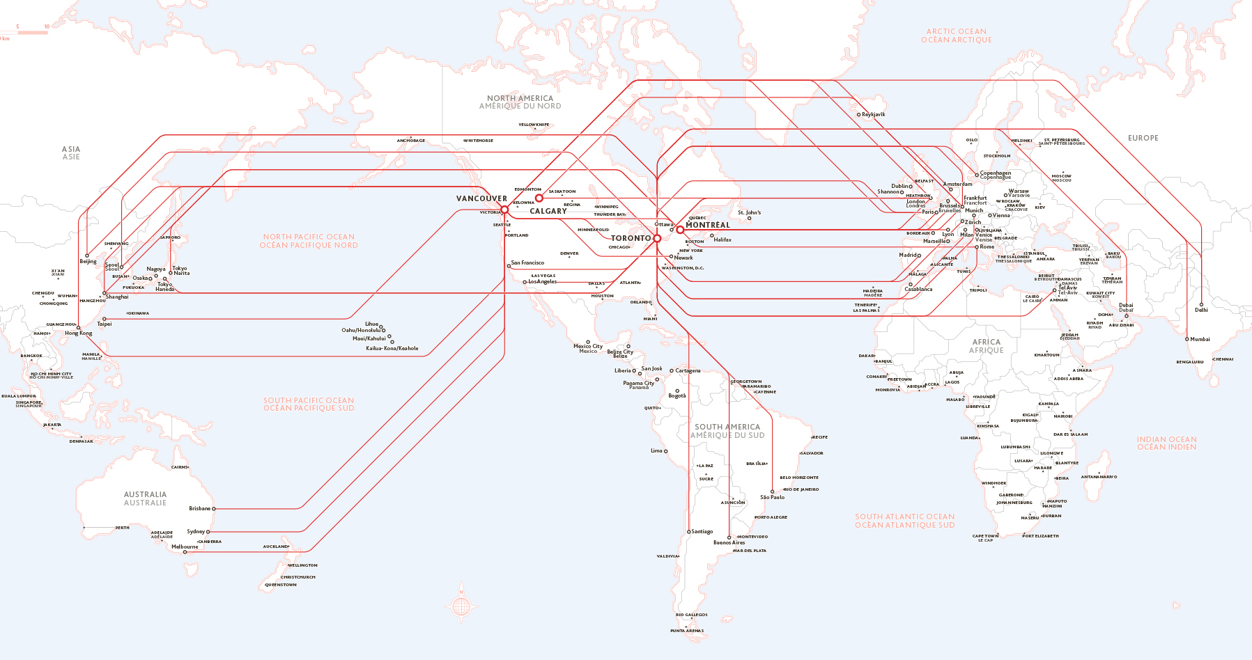 Network extension map