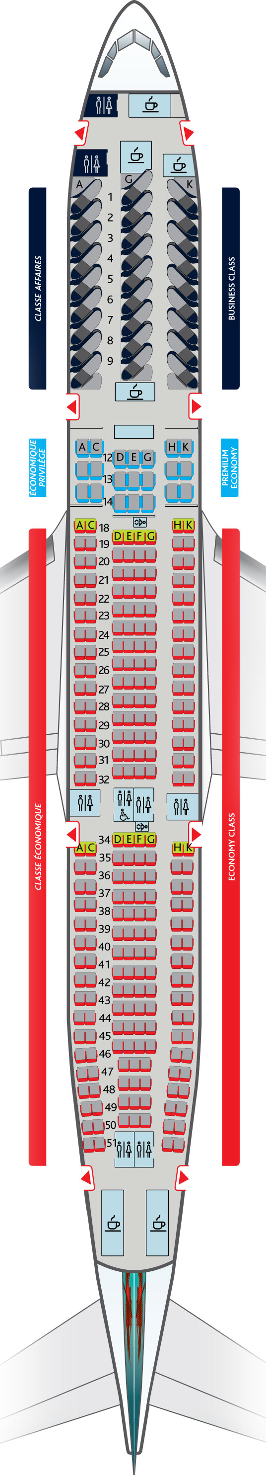 Air Canada A330 300 Seating Chart