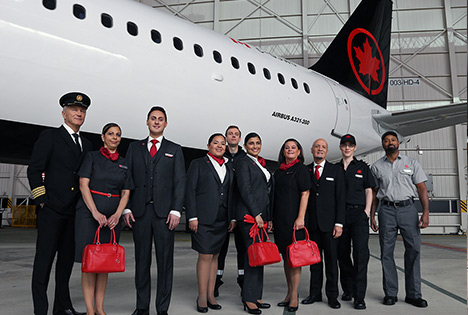 Picture of Unveiling Air Canada’s new livery event in Montreal (February 9, 2017)