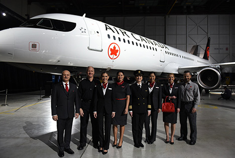 Picture of Unveiling Air Canada’s new livery event in Vancouver (February 9, 2017)