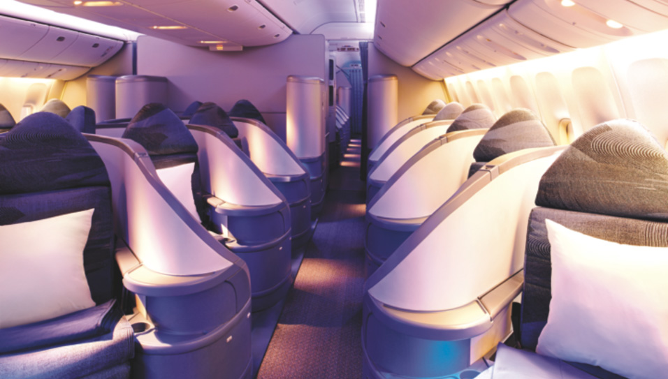Air Canada business class seat