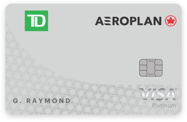 Carte Visa Platine* TD<sup>MD</sup> Aéroplan<sup>MD</sup> thumbnail