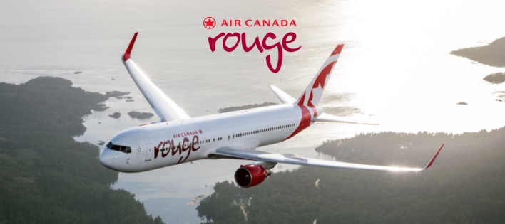 Voyager avec Air Canada rouge