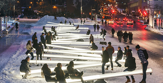 À Montréal, on n'a pas peur de l'hiver !