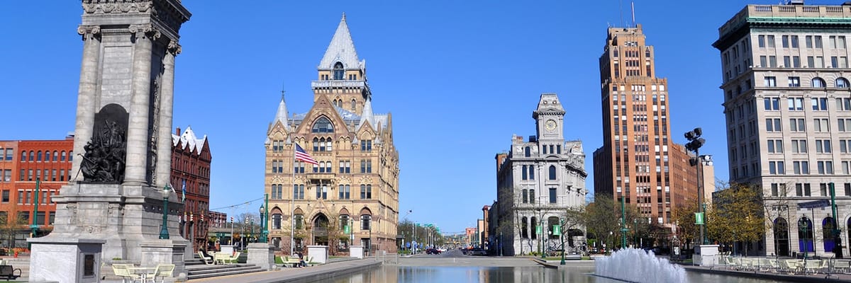 Réservez des vols avec Air Canada vers Syracuse, NY (SYR)